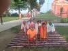 नवरात्रि पर कंदाहा सूर्य मंदिर में सूर्य नमस्कार कार्यक्रम का आयोजन