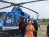 अयोध्या एयरपोर्ट पहुंचे सीएम योगी, प्रभारी मंत्री नीलकंठ तिवारी ने की अगवानी