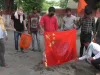मुज़फ़्फ़रपुर में चीन के झंडा को जलाकर एबीवीपी ने जताया विरोध