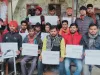 बिहार यूनिवर्सिटी से कॉलेजों में और सीट बढ़ाने की मांग को लेकर बिहार नवयुवक सेना द्वारा प्रदर्शन