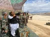 रक्षामंत्री के सामने सेना और वायु सेना ने किया संयुक्त अभ्यास
