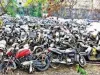 थानों में जब्त करोडों रुपये के वाहन कबाड में हुए तब्दील