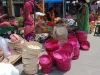 तीज और चौठचन्द्र को लेकर पूजा एवं सुहाग सामग्री से सजा बाजार