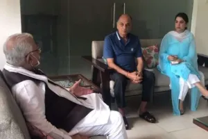 मुख्यमंत्री मनोहर लाल ने की अभिनेता सुशांत सिंह राजपूत के पिता व बहन से मुलाकात