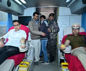 Motihari Police’s Humanity Surfaces, over 130 Donated Bloods