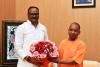 उप मुख्यमंत्री ब्रजेश पाठक ने मुख्यमंत्री आदित्यनाथ से की शिष्टाचार भेंट