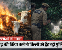 एक ओर ‘नंदी महाराज’ को विधि-विधान से विदाई, दूसरी ओर पालतू बिल्ली की तलाश में जुटी पुलिस