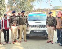 कोटवा थाना क्षेत्र में अपहरण कांड का खुलासा, 2 घंटे में 3 अपहृत बरामद, 2 आरोपी गिरफ्तार