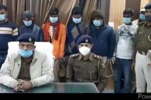किशनगंज पुलिस के द्वारा हाईवे लुटेरे गैंग के छ सदस्यों की गिरफ्तारी