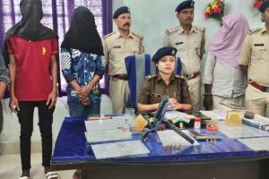 कोसी दियारा का कुख्यात अपराधी कार्बाइन व गोली के साथ गिरफ्तार