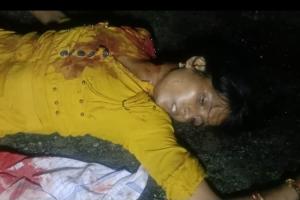 खरपोखरा रेलवे स्टेशन के लाइन नम्बर तीन के पास महिला और बच्चे की लाश मिली