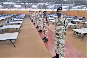 आईटीबीपी ने संभाला छतरपुर में बन रहे कोविड केयर सेंटर के संचालन का जिम्मा