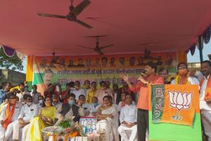 बिहार के गौरव एवं संस्कार को बचाने के लिए राजग के प्रत्याशी का करें समर्थन – मनोज तिवारी