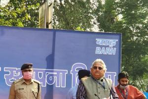 बाढ़ एनटीपीसी में मना स्थापना दिवस , दिव्यांगों में बंटीं ट्राइसाइकिलें