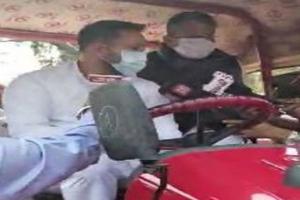 विधानमंडल में बजट सत्र के दूसरे दिन की कार्यवाही शुरु, ट्रैक्टर से विधानसभा पहुंचे तेजस्वी