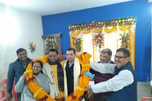 भाजपा विधायक ने दिलाई एनआरआई संदीप मिश्रा को पार्टी की सदस्यता