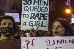 Thousands protest across Israel after girl was ‘gang-raped by 30 men’ in a hotel