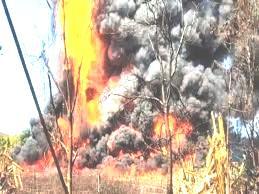 अभी भी सुलग रही है बाघजान तेल कुएंं की आग