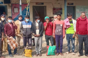 शराब तस्कर सहित 9 गिरफ्तार, भेजे गए जेल