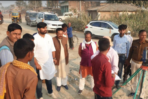 विधायक चेतन आनंद ने NH-104 हो रहे कार्यो का किया समीक्षा