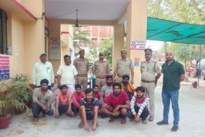 भदोही : नौ तस्करों के साथ दस लाख की प्रतिबंधित मांगुर मछली बरामद 