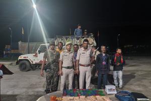 पांच करोड़ रुपए की ड्रग्स बरामद, तीन तस्कर गिरफ्तार