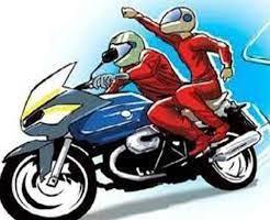 हरसिद्धि में पुलिस ने खदेड़कर दो बाइक चोर को दबोचा, नंबर प्लेट था गायब