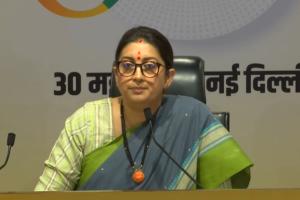 ईडी पर दबाव बनाने का प्रयास कर रही कांग्रेस : स्मृति ईरानी