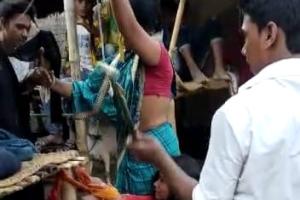मोतिहारी में एक महिला व दो लड़कियों को रस्सी से बांधा, फिर दी तालिबानी सजा, तमाशबीन बनी रही भीड़