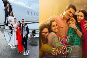  फिल्म 'रक्षाबंधन' के प्रमोशन के लिए कोलकाता पहुंचे अक्षय कुमार