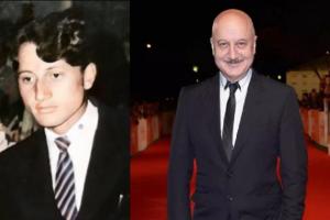 अभिनेता अनुपम खेर ने शेयर की थ्रोबैक तस्वीर, पहचान पाना भी है मुश्किल