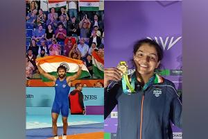 कॉमनवेल्थ गेम्स : भारतीय पहलवानों के नाम रहा आठवां दिन, कुश्ती में तीन स्वर्ण सहित आए 6 पदक