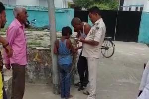 हनक: मोतिहारी में एसडीओ के गार्ड ने पोल में बांध की बच्चे की पिटाई, वीडियो वायरल