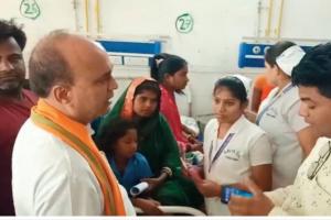 अररिया के अमौना मध्य विद्यालय में एमडीएम भोजन में निकला सांप, सौ बच्चे बीमार 