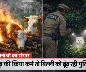 एक ओर ‘नंदी महाराज’ को विधि-विधान से विदाई, दूसरी ओर पालतू बिल्ली की तलाश में जुटी पुलिस