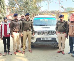 कोटवा थाना क्षेत्र में अपहरण कांड का खुलासा, 2 घंटे में 3 अपहृत बरामद, 2 आरोपी गिरफ्तार