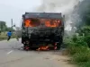 बिहार बंद का असर: जहानाबाद में पेट्रोल पंप में लगायी आग, बस और ट्रक को फूंका