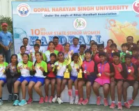 बिहार राज्य सीनियर महिला हैंडबॉल चैंपियनशिप में सीवान की बेटियों ने जीता दोहरा खिताब