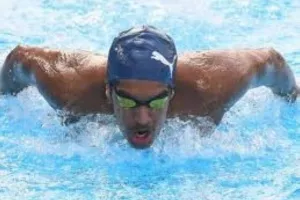 पुरुषों के 100 मीटर बैकस्ट्रोक तैराकी के सेमीफाइनल में पहुंचे भारत के श्रीहरि नटराज